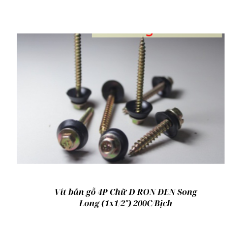 Vít bắn gỗ 4P D (1x1/2") ron đen lớn Song Long_B200_T25