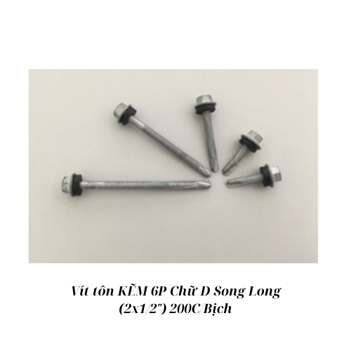 Vít tôn sắt 6P kẽm D Song Long_T15
