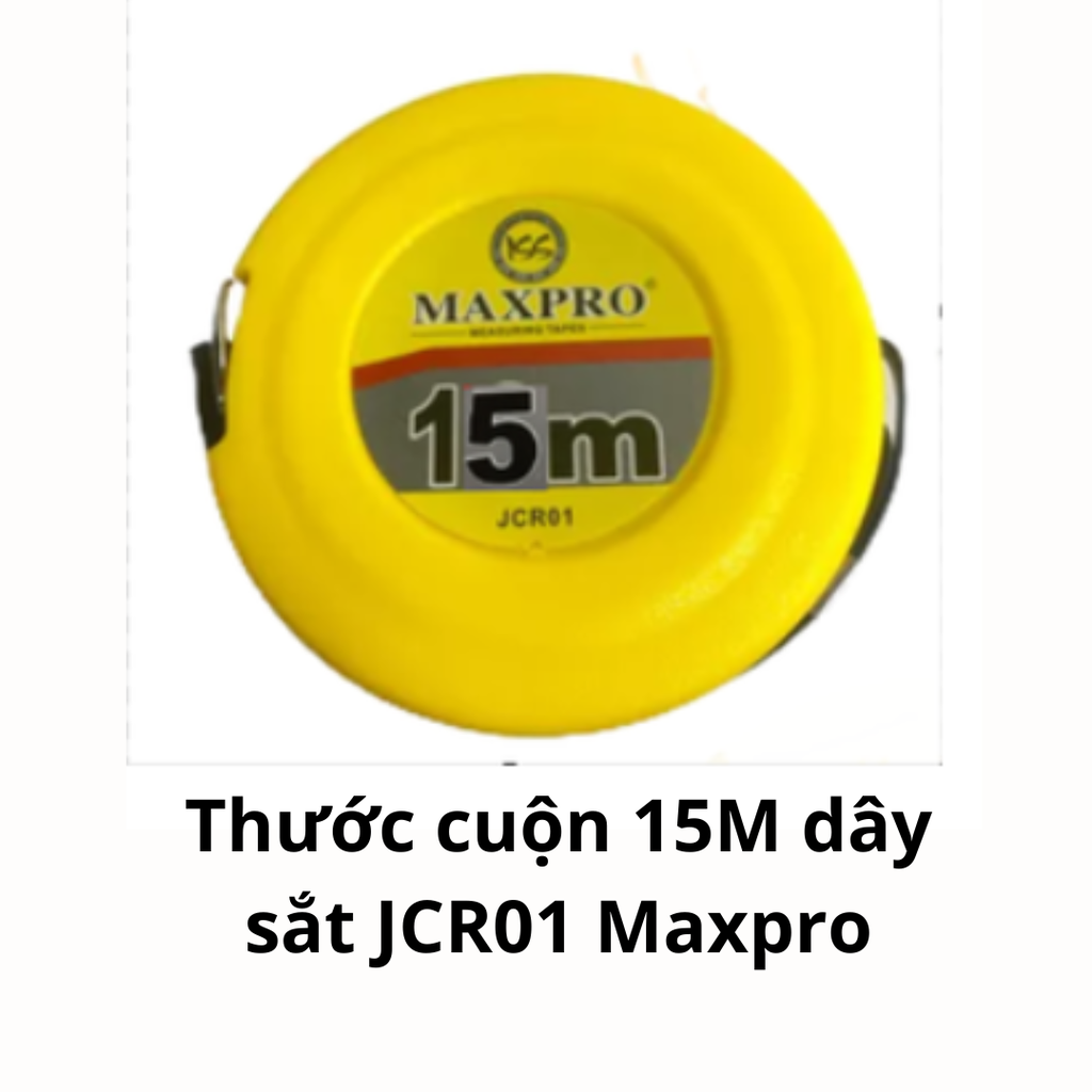 Thước cuộn 15M dây sắt JCR01 Maxpro