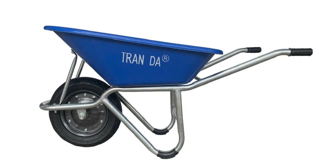 Xe rùa NHỰA xanh Trần Đà mới CHÂN 27 BÁNH 6 ruột mới Trí Dũng