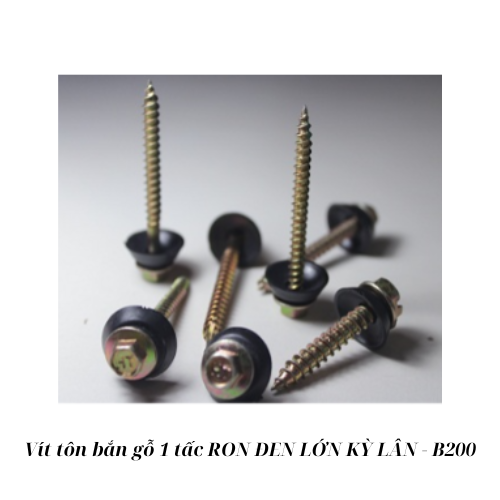 Vít tôn bắn gỗ 1 tấc RON ĐEN LỚN KỲ LÂN - B200