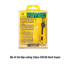 [HPBVHV32BCS] Bộ vít hũ hộp vuông 32pcs 6032A Hark Caput 