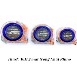 [NKT102MTNRN] Thước 10M 2 mặt trong Nhật Rhino