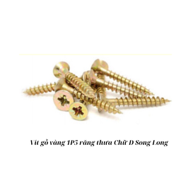 [VGV15DR] Vít gỗ vàng 1P5 D răng thưa Song Long
