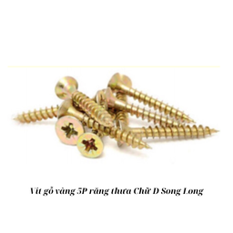 [VGV50DR] Vít gỗ vàng 5P D răng thưa Song Long