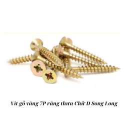 [VGV70DR] Vít gỗ vàng 7P D răng thưa Song Long