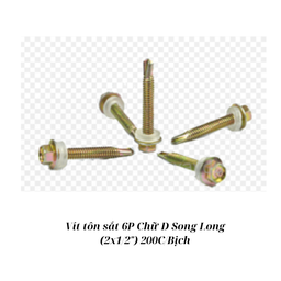 [VTS60DSL200] Vít tôn sắt 6P D (2x1/2") Song Long_B200_T15