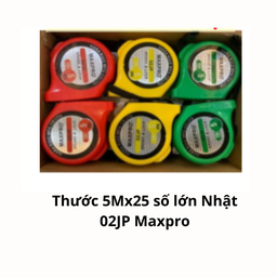 [MRTKN5M25M02IP] Thước 5Mx25 số lớn Nhật 02JP Maxpro