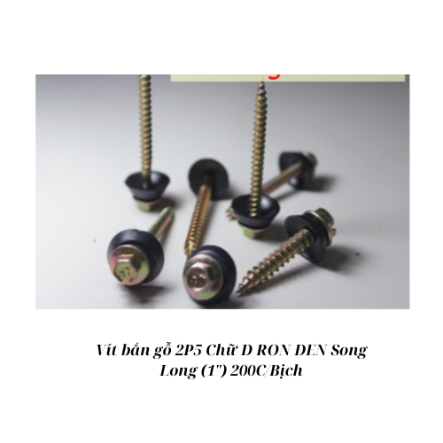 Vít bắn gỗ 2P5 D (1'') ron đen lớn Song Long_B200_T35