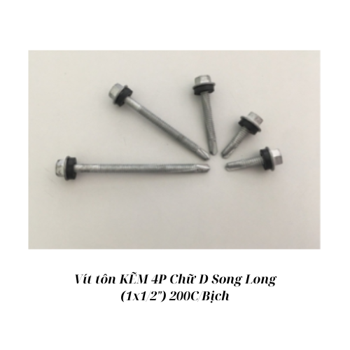 Vít tôn sắt 4P kẽm D Song Long_T25