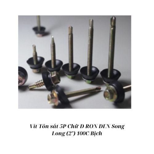 Vít Tôn sắt 5P D (2") ron đen lớn Song Long_B100_T40