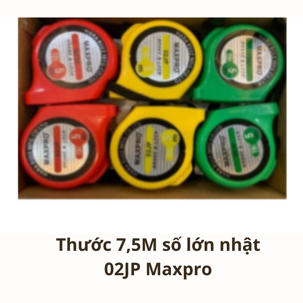 Thước 7,5M số lớn nhật 02JP Maxpro