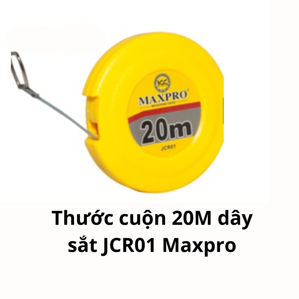 Thước cuộn 20M dây sắt JCR01 Maxpro