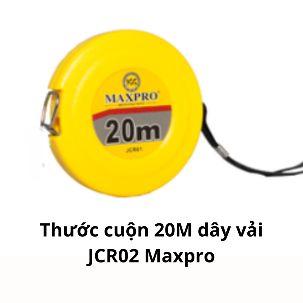 Thước cuộn 20M dây vải JCR02 Maxpro