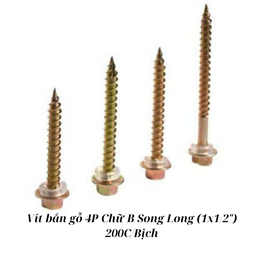 [VBG40BSL200] Vít bắn gỗ 4P B (1x1/2") Song Long_B200_T25