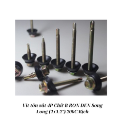 [VTS40BRDSL200] Vít tôn sắt 4P B (1x1/2") ron đen lớn Song Long_B200_T25