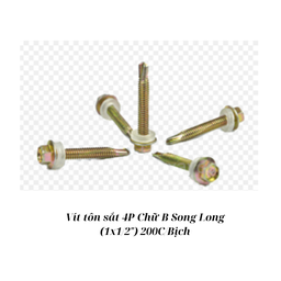 [VTS40BSL200] Vít tôn sắt 4P B (1x1/2") Song Long_B200_T25