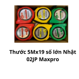 [MRTKN55M02JP] Thước 5Mx19 số lớn Nhật 02JP Maxpro